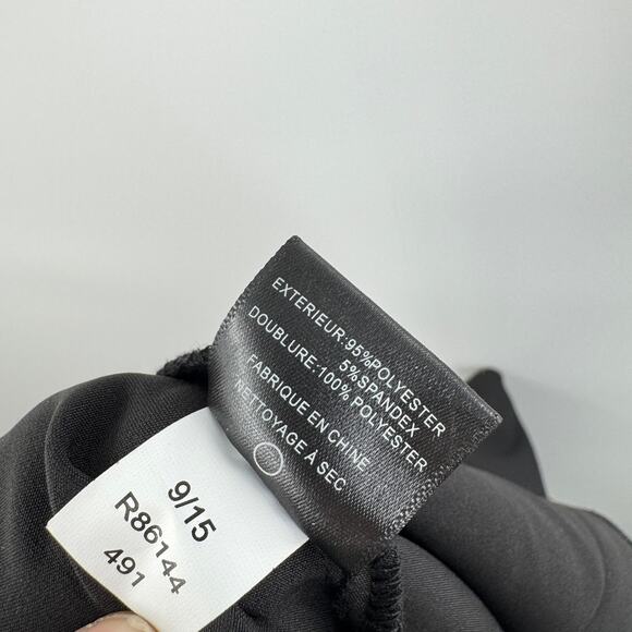 Sam Edelman Women's Black Strapless Feather-Trim Jumpsuit Size 14 Party Cocktail - Picture 12 of 13